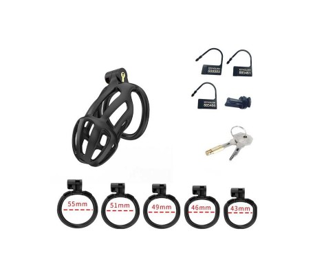 P-Cage PC02 Jaula para el Pene 3 Tallas