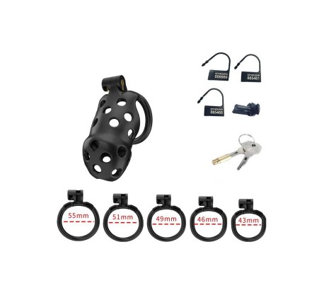 P-Cage PC03 Jaula para el Pene 3 Tallas
