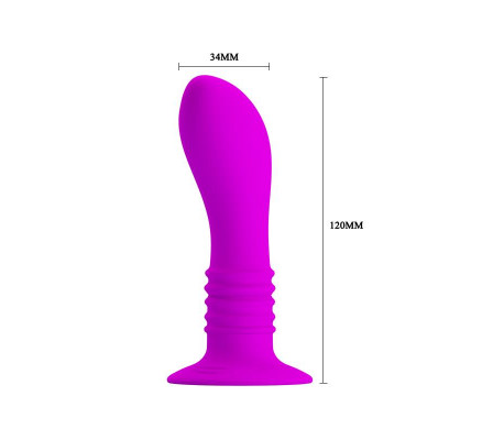 Pretty Love Plug Anal Vibrador Color Púrpura