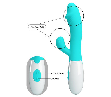 Vibrador Snappy 30 funciones Azul