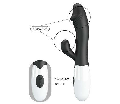 Vibrador Snappy 30 funciones Negro