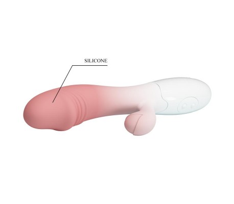 Snappy Vibrador Blanco y Rosa