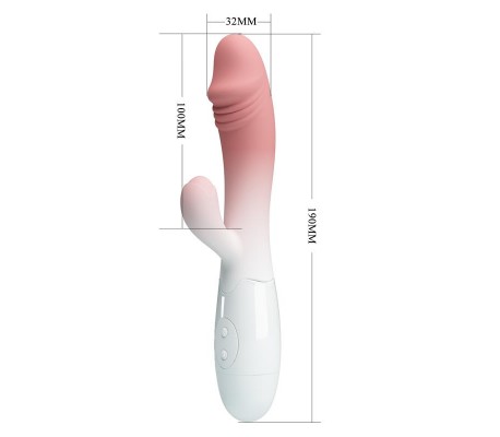 Snappy Vibrador Blanco y Rosa
