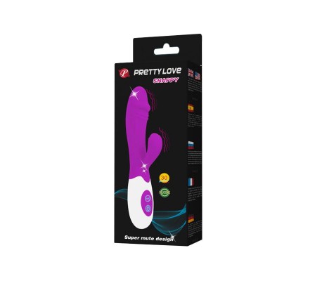 Pretty Love Vibrador Snappy Color Púrpura