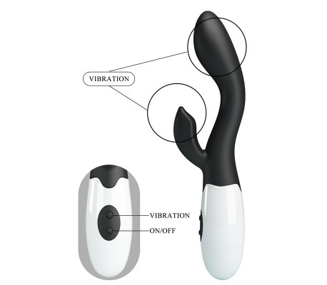 Vibrador Brighty 30 funciones Negro