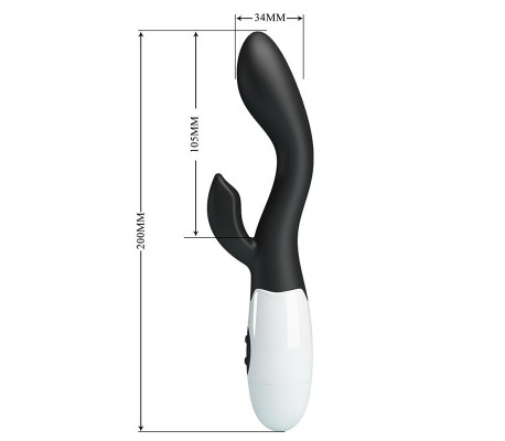 Vibrador Brighty 30 funciones Negro