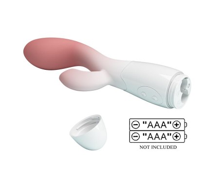 Brighty Vibrador Blanco y Rosa