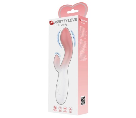 Brighty Vibrador Blanco y Rosa