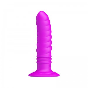 Vibrador Twist Plug Anal Púrpura