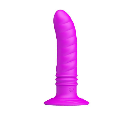 Vibrador Twist Plug Anal Púrpura