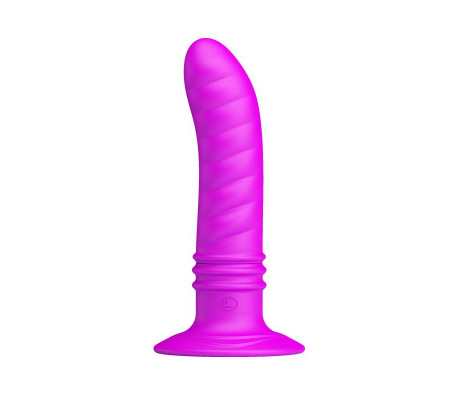 Vibrador Twist Plug Anal Púrpura