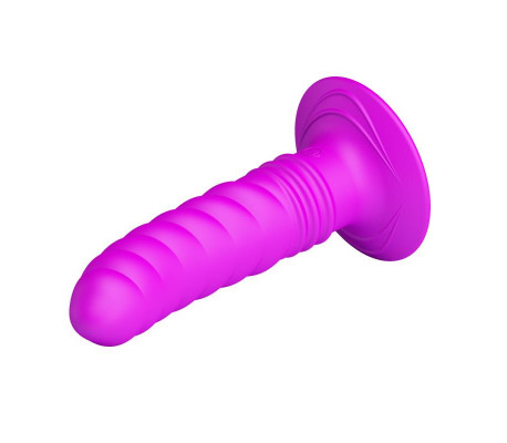 Vibrador Twist Plug Anal Púrpura