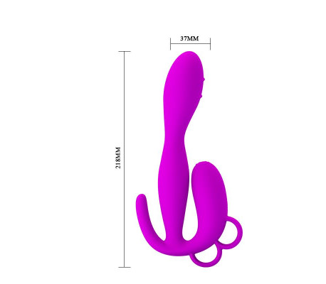 Pretty Love Plug Anal Flowery Color Púrpura