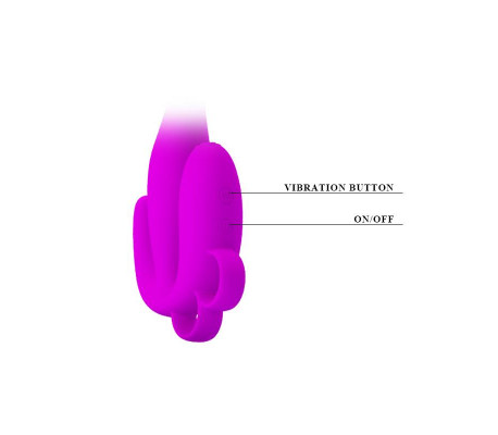 Pretty Love Plug Anal Flowery Color Púrpura