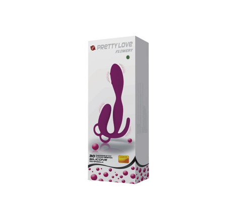 Pretty Love Plug Anal Flowery Color Púrpura