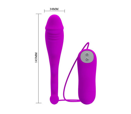 Pretty Love Vibrador Jumping Snake Color Púrpura