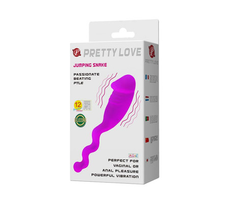 Pretty Love Vibrador Jumping Snake Color Púrpura