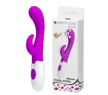 Vibrador Arthur con Movimiento Finger Púrpura