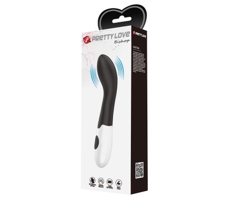 Vibrador Bishop 30 funciones Negro