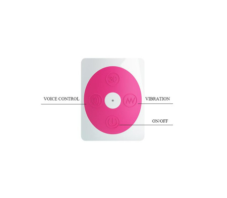 Vibrador Daniel con Control por Voz Color Rosa
