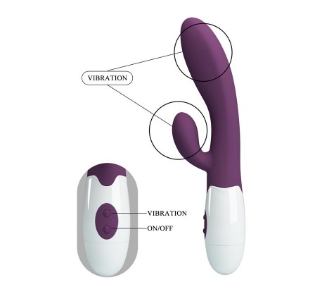 Alvis Vibrador 30 funciones Purpura