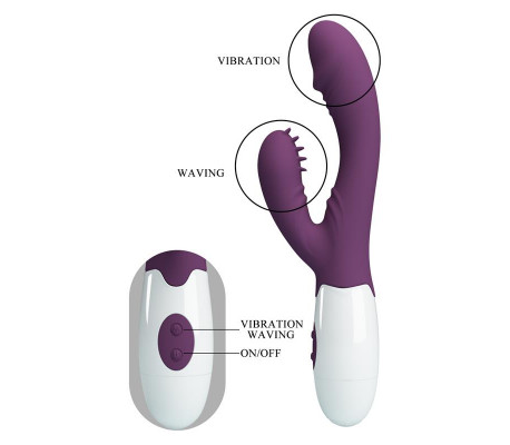 Vibrador Andre 30 funciones Purpura