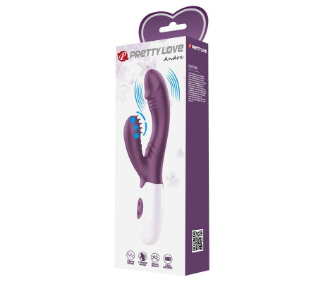 Vibrador Andre 30 funciones Purpura