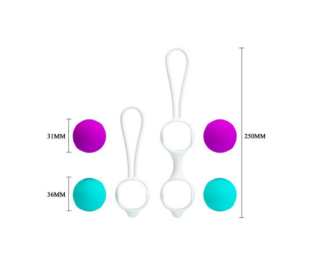 Bolas Kegel Orgasmic Balls Rosa y Azul