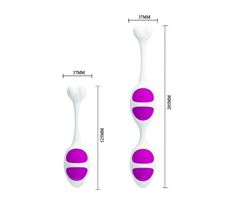 Pretty Love Bolas Ovaladas Kegel Púrpura cl50