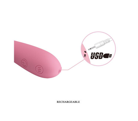 Vibrador Gloria Color Rosa Claro