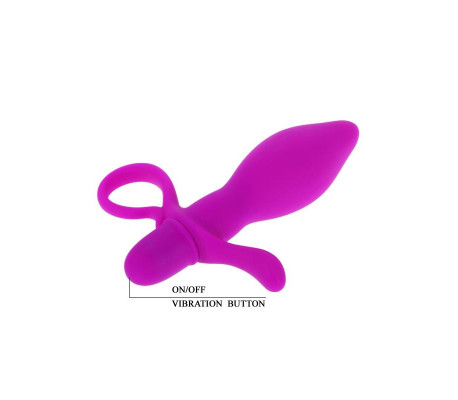 Plug Anal con Vibración Taylor Color Púrpura