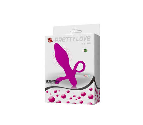 Plug Anal con Vibración Taylor Color Púrpura