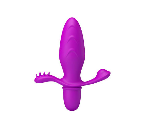 Plur Anal con Vibración Fitch Color Púrpura