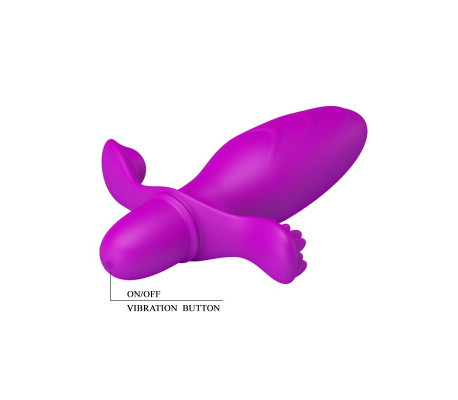 Plur Anal con Vibración Fitch Color Púrpura