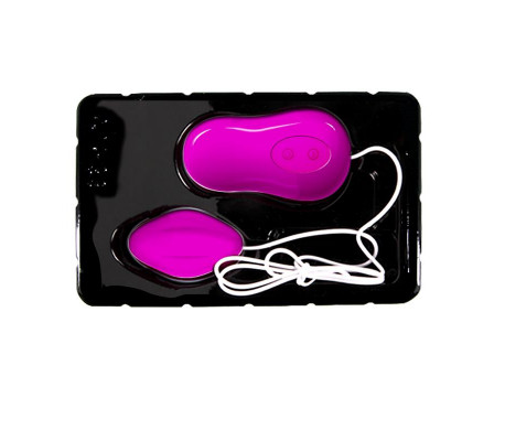 Huevo Vibrador Avery Color Rosa y Blanco
