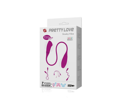 Pretty Love Huevo Vibrador Snaky Color Rosa