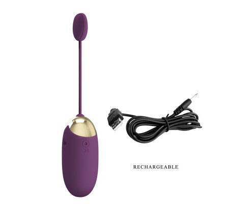 Abner Huevo Vibrador con App Lila
