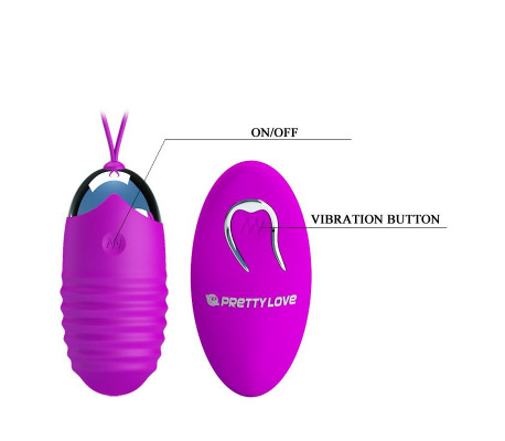 Huevo Vibrador Jessica USB Purpura