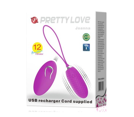 Huevo Vibrador Joanna USB Purpura