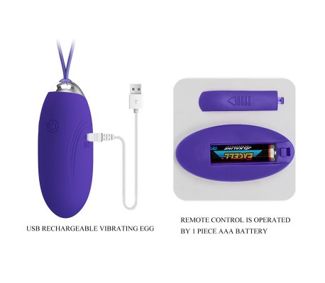 Jenny Youth Huevo Vibrador con Control Remoto