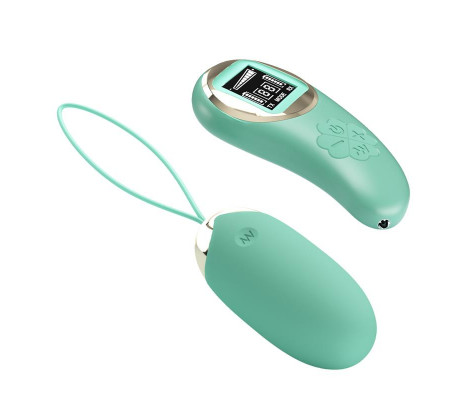 Mina Huevo Vibrador con Control Remoto Pantalla Digital Verde