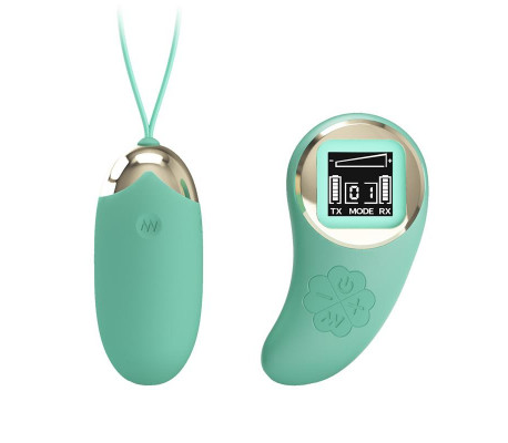 Mina Huevo Vibrador con Control Remoto Pantalla Digital Verde