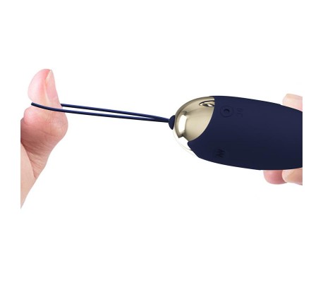 Mina Huevo Vibrador con Control Remoto Pantalla Digital Azul