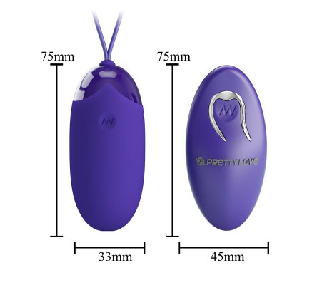 Berger-Youth Huevo Vibrador con Control Remoto