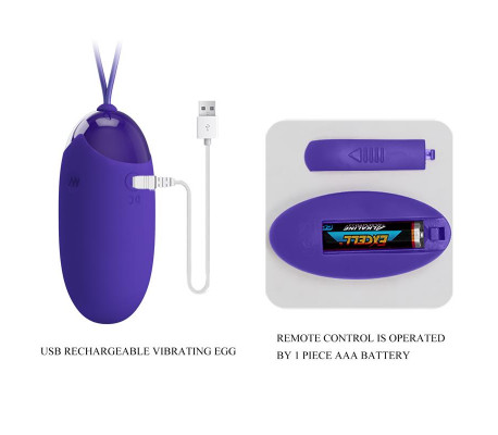 Berger-Youth Huevo Vibrador con Control Remoto