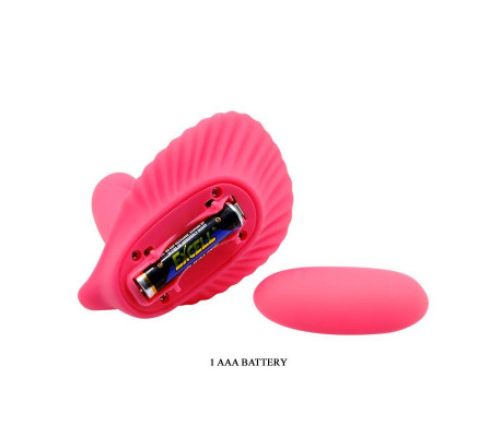 Pretty Love Vibrador a Control Remoto Fancy Clamshell Color Rosa