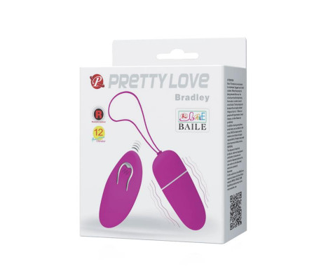 Pretty Love Huevo Vibrador Bradley Color Púrpura