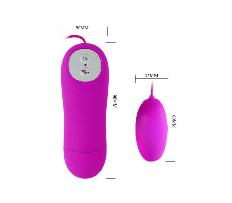Pretty Love Huevo Vibrador Eunice Color Púrpu CL70