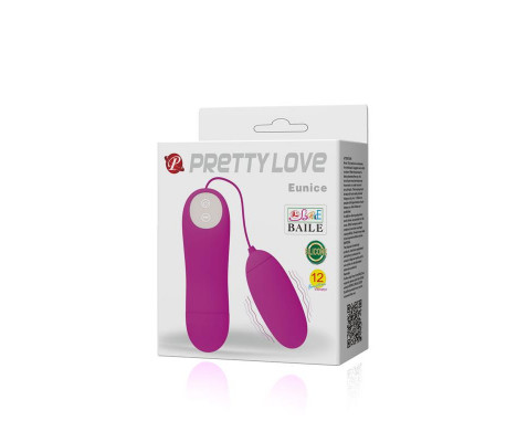 Pretty Love Huevo Vibrador Eunice Color Púrpu CL70