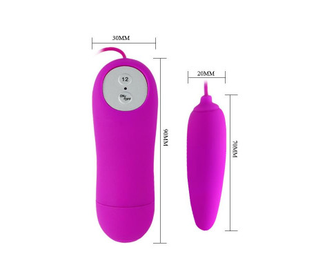 Pretty Love Huevo Vibrador Harriet Color Púrp CL70
